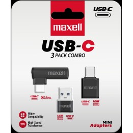 MAXELL 348671 ADAPTADOR USB-C3 COMBO PACK USB-C