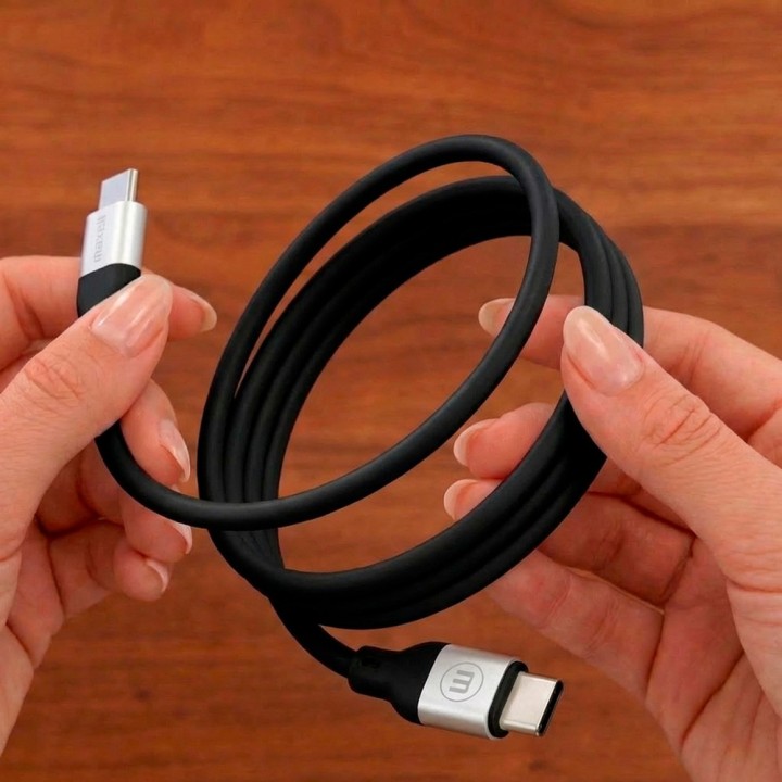 MAXELL MAG60C 348680 CABLE USB C A USB C JELLEEZ NEGRO