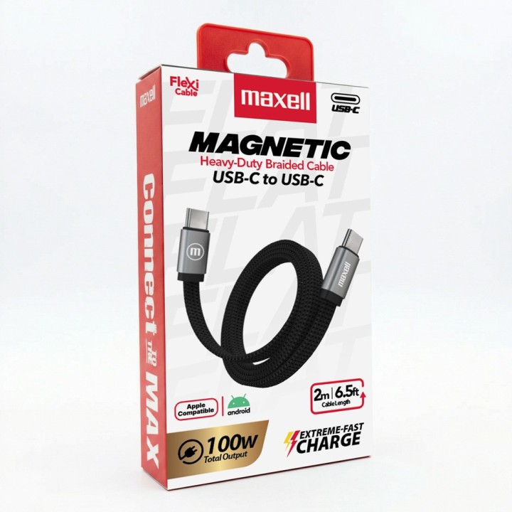 MAXELL MAG100C 348682 CABLE USB C A USB C NEGRO