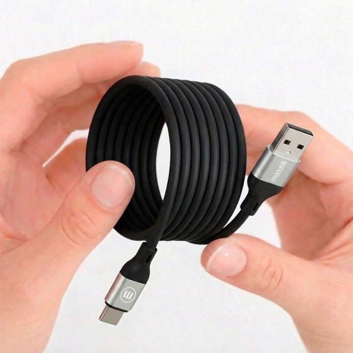 MAXELL MAG60A 348701 CABLE USB A A USB C JELLEEZ NEGRO