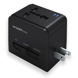 ARGOM ADAPTADOR DE VIAJE UNIVERSAL CARGA RAPIDA