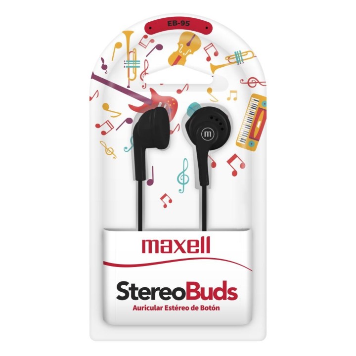 MAXELL 190560 AUDIFONO PASTILLA EB-95 NEGRO