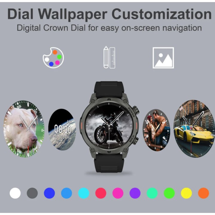 ARGOM ARG-WT-6070BK  RELOJ INTELIGENTE