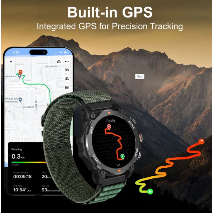 ARGOM ARG-WT-6080BK  RELOJ INTELIGENTE