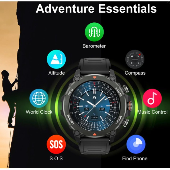 ARGOM ARG-WT-6080BK  RELOJ INTELIGENTE