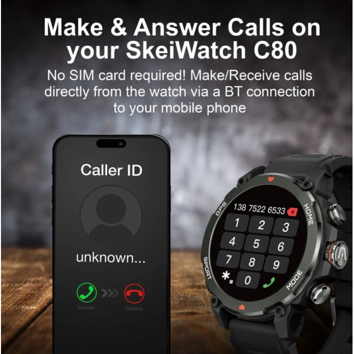 ARGOM ARG-WT-6080BK  RELOJ INTELIGENTE