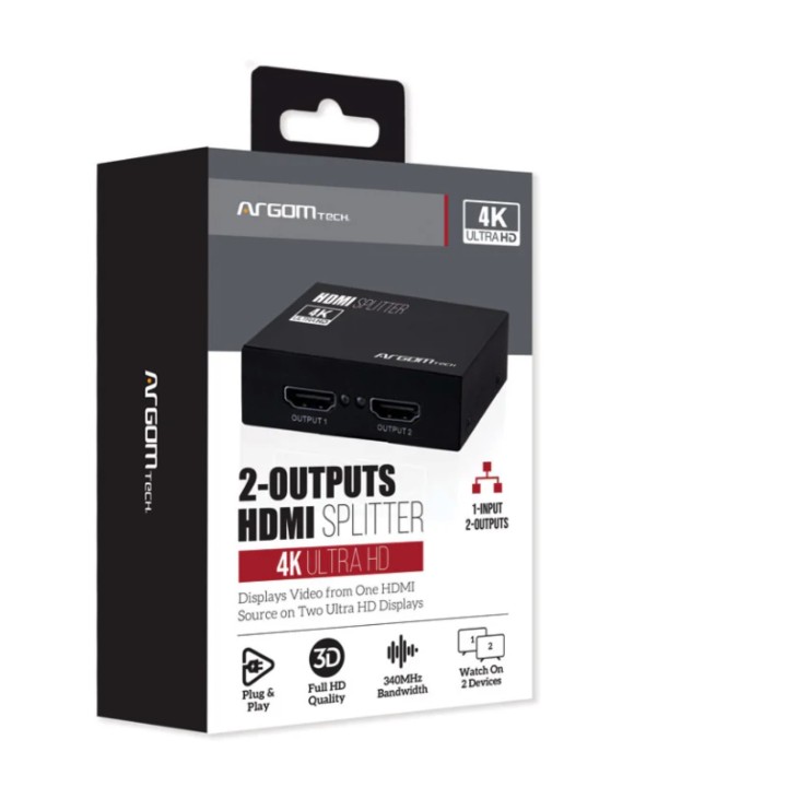 ARGOM DIVISOR HDMI DE 2 CANALES