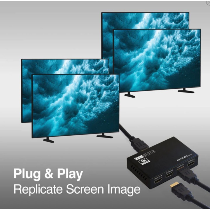 ARGOM DIVISOR HDMI DE 4 CANALES