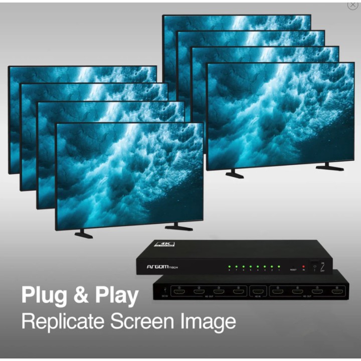 ARGOM HDMI SWITCH 8 PUERTOS