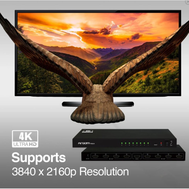 ARGOM HDMI SWITCH 8 PUERTOS