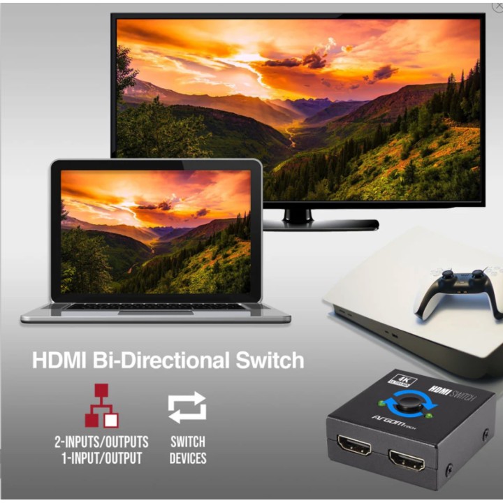 ARGOM HDMI SWITCH/SPLITTER 4K