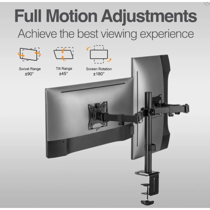 ARGOM ARG-BR-1603 SOPORTE PARA MONITOR DOBLE