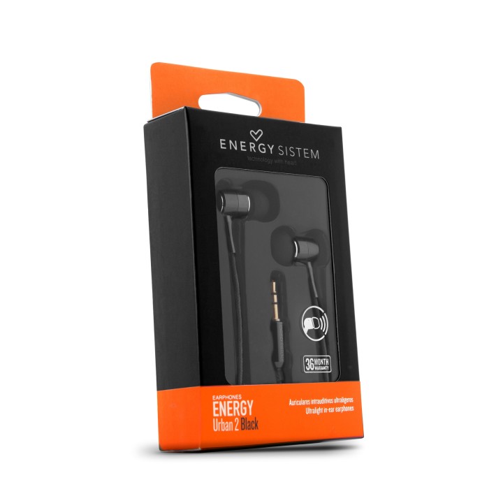 ENERGY   422845  AUDIFONO URBAN 2 NEGRO