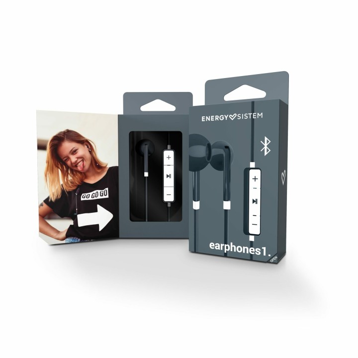 ENERGY  428175 Earphone 1 BT Audífono inserción bluetooth gris