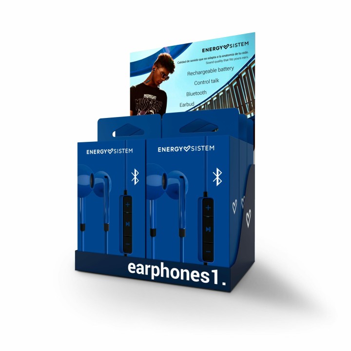 ENERGY  428342  Earphone 1 BT Audífono inserción bluetooth AZUL