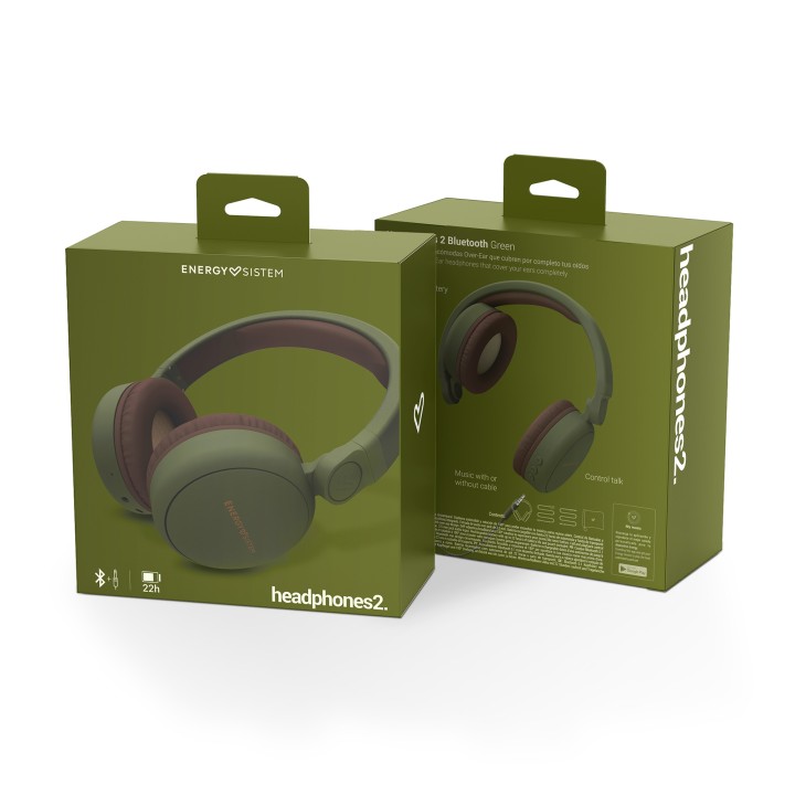 ENERGY  Sistem Headphone 2 Bluetooth Green