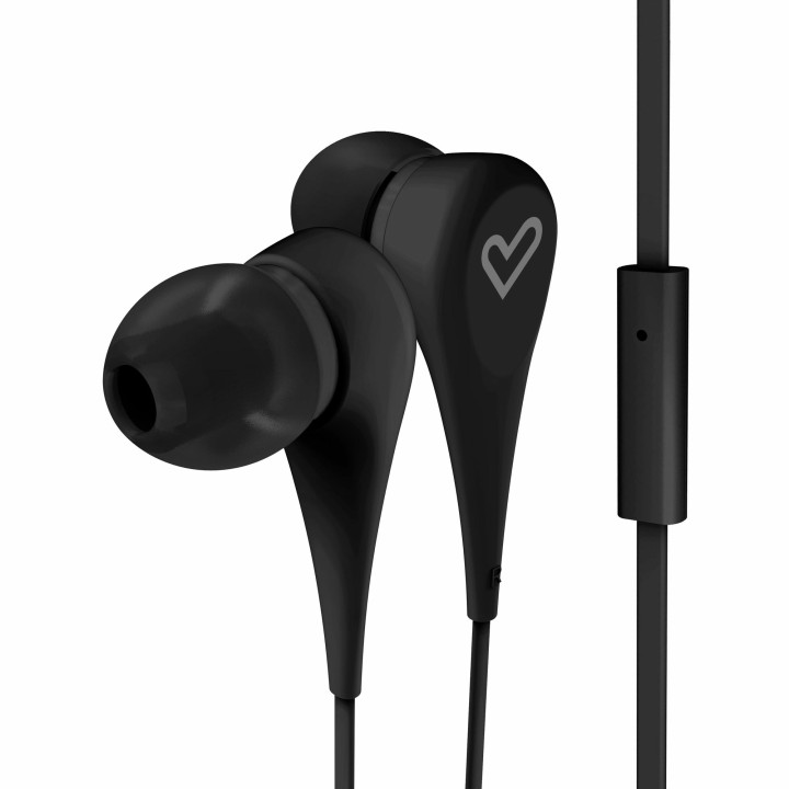 ENERGY  Sistem auricular con mic Earphone Style 1+ Black