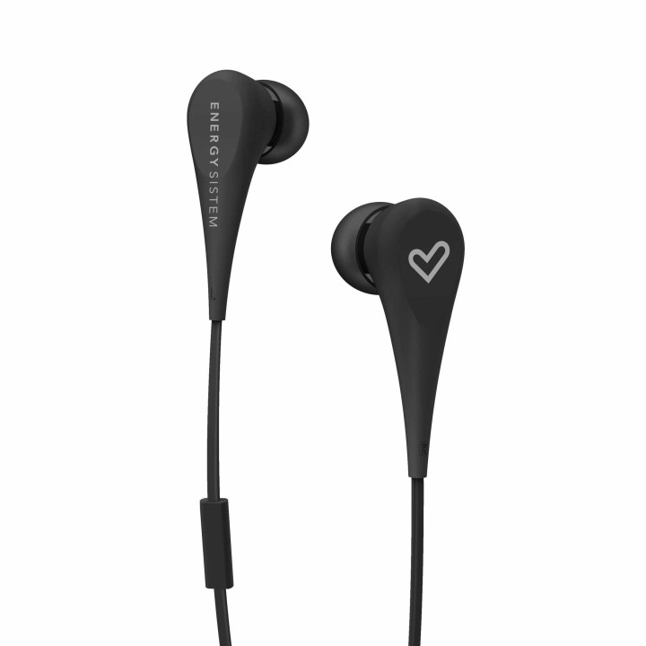 ENERGY  Sistem auricular con mic Earphone Style 1+ Black