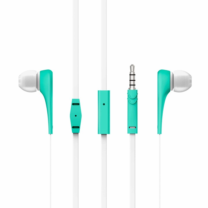 ENERGY  Sistem auricular con mic Earphone Style 1+ Mint