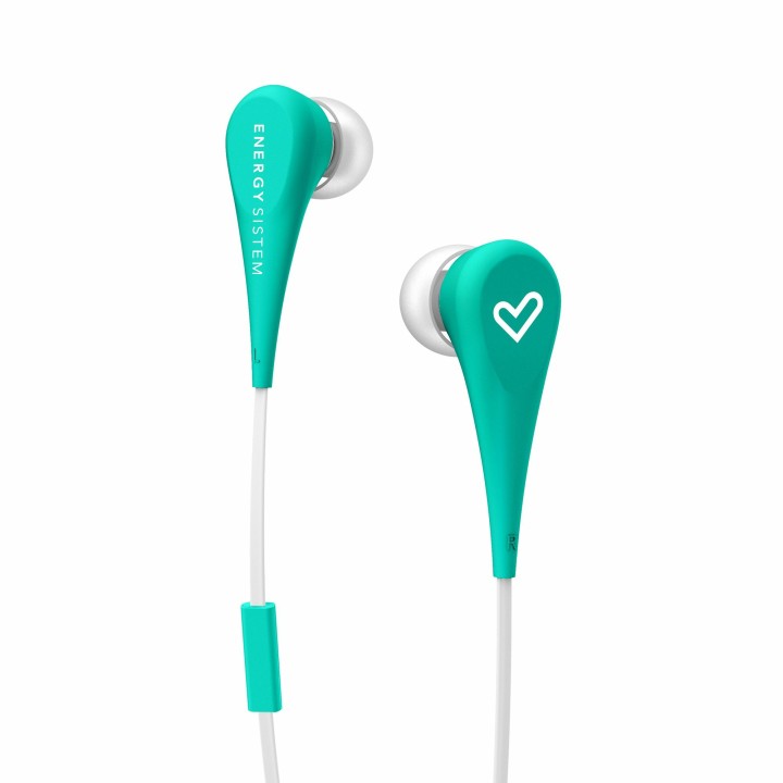 ENERGY  Sistem auricular con mic Earphone Style 1+ Mint
