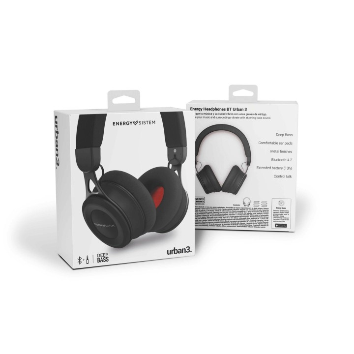 ENERGY  SISTEM 447145 HEADPHONES BT URBAN BLACK