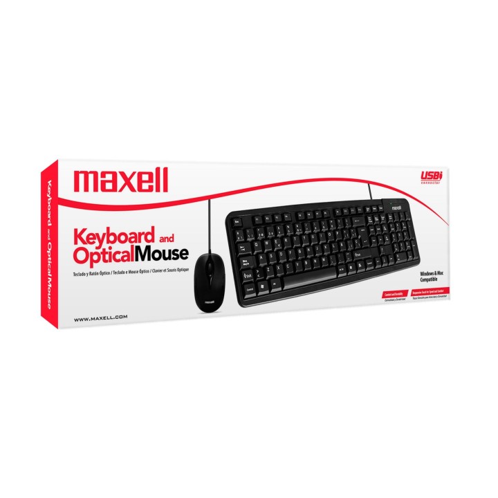 MAXELL 347111 COMBO TECLADO Y RATON WRKBC-10