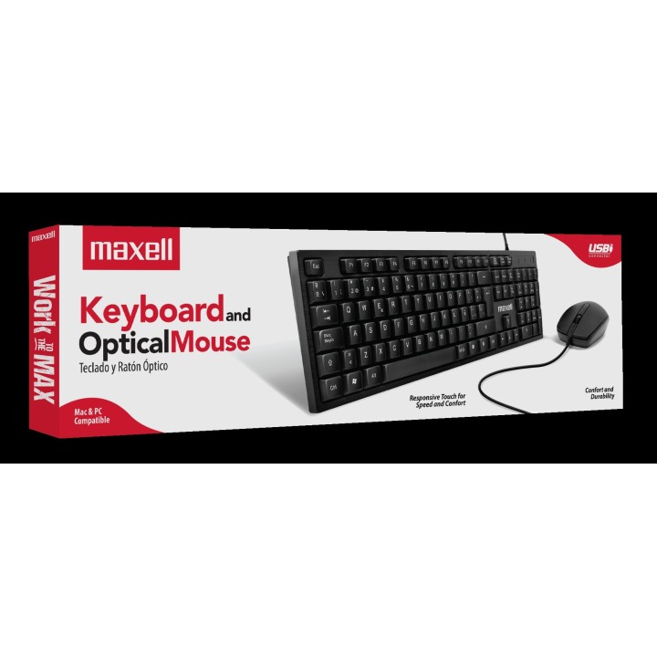MAXELL 347111 COMBO TECLADO Y RATON WRKBC-10