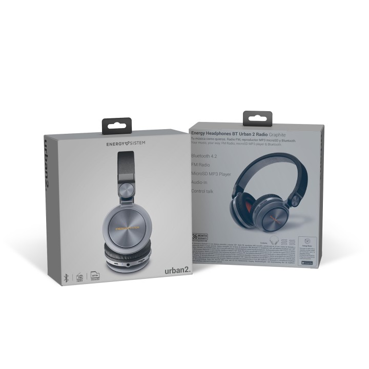 ENERGY  SISTEM 448890 BT URBAN 2 RADIO GRAPHITE