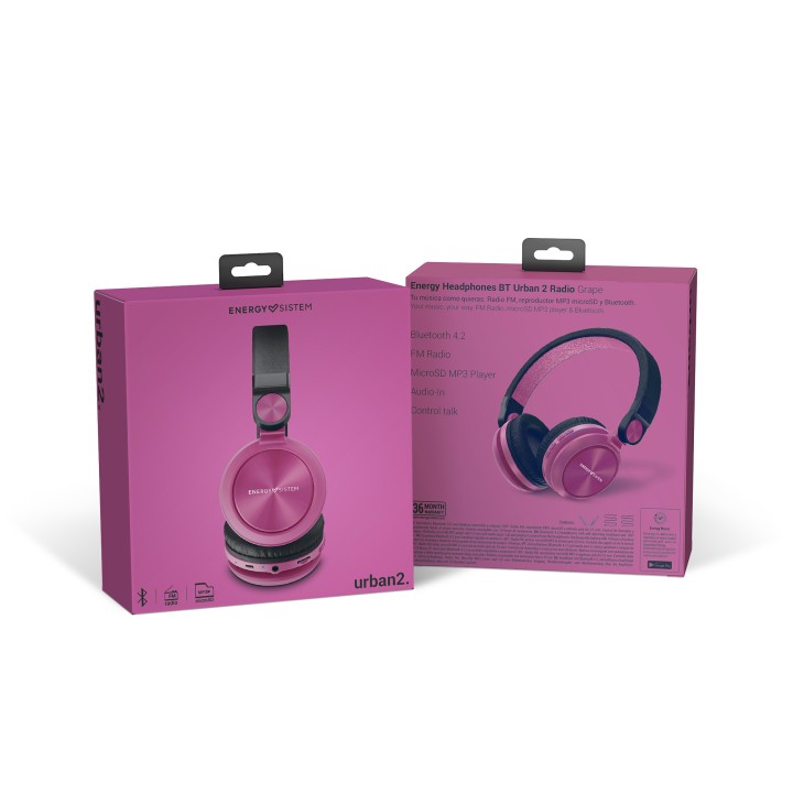 ENERGY  SISTEM 448906 BT URBAN 2 RADIO VIOLET