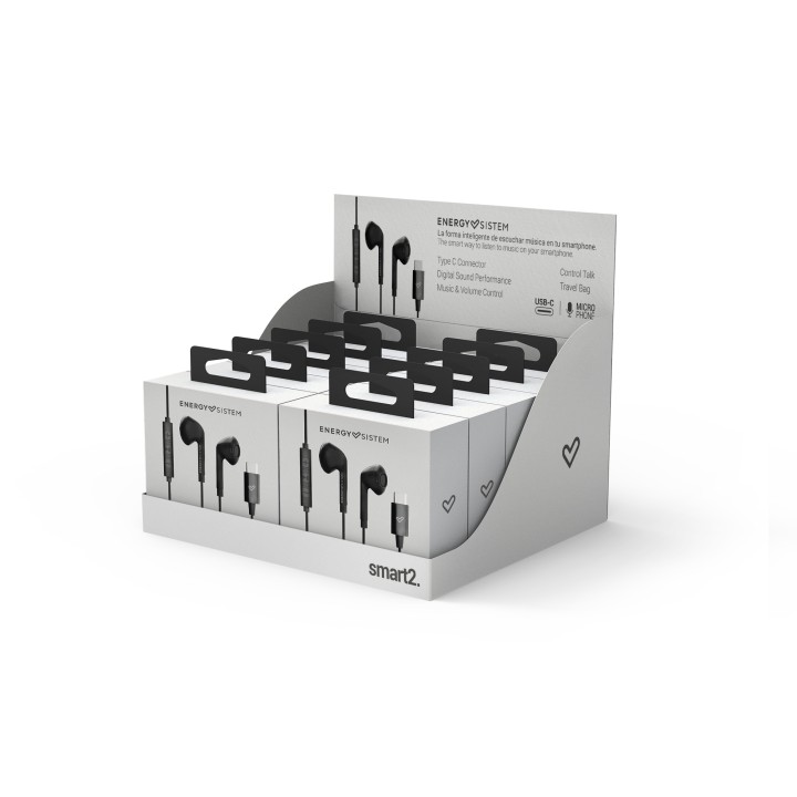 ENERGY  Sistem audífono pastilla Smart 2 Type C negro