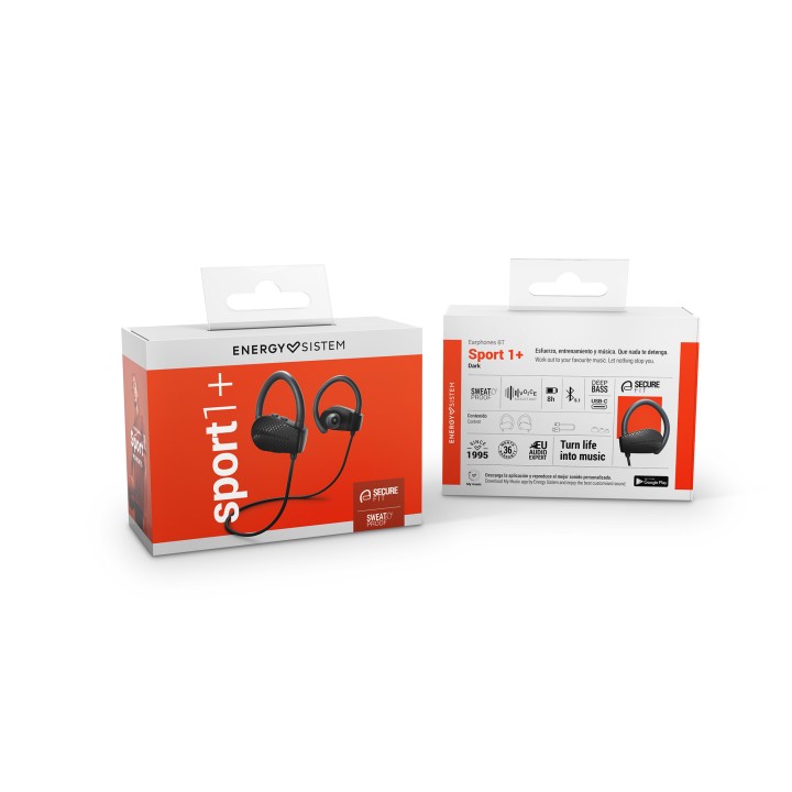 ENERGY SISTEM 451777 EARPHONES BT SPORT 1+ DARK