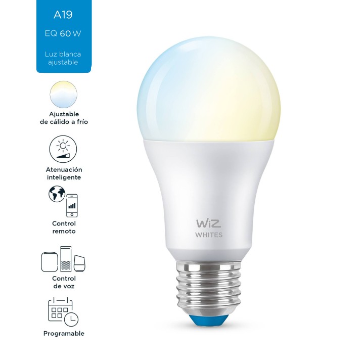 WIZ Wi-Fi TW/8.8W A19 927-50 E26 12/1PF
