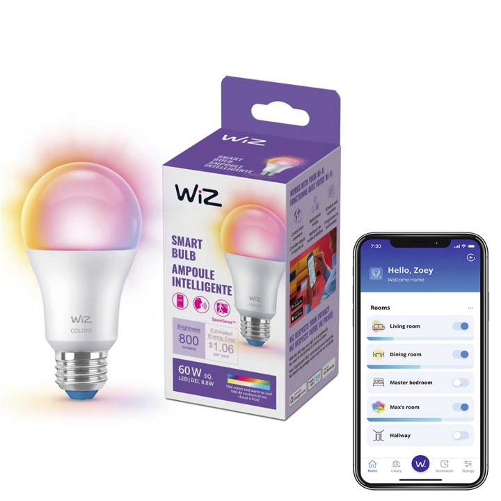 WIZ 8.8A19/WI-FI BLE COLOR/922-65 6/1PF