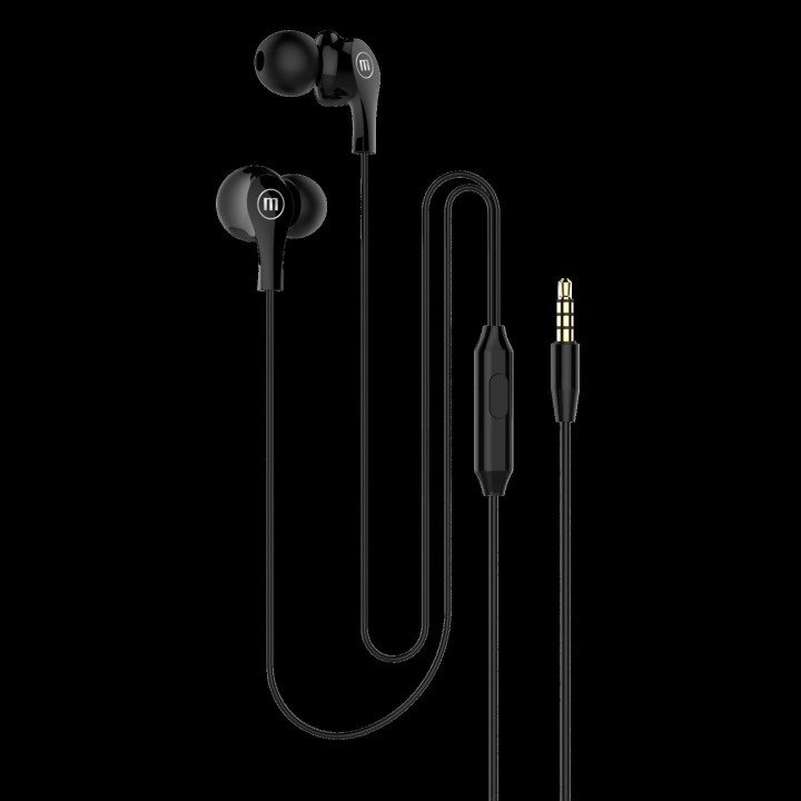 MAXELL 347364 AUDIFONO INTRAUDITIVO MIC NEGRO