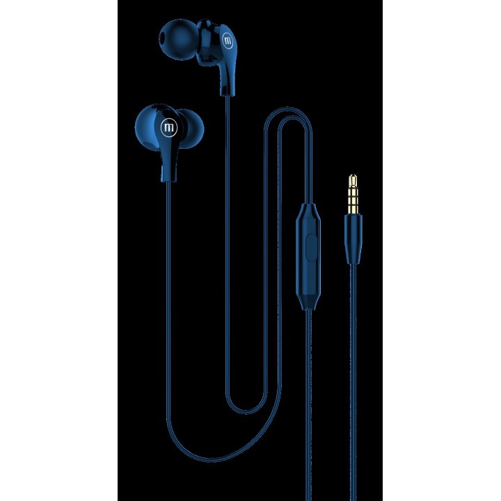 MAXELL 347366 AUDIFONO INTRAUDITIVO MIC AZUL