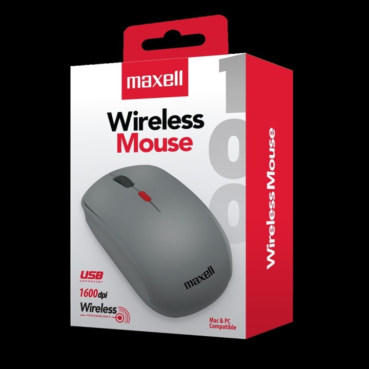 MAXELL 347424 MOUSE INALAMBRICO MOWL-100 GRIS