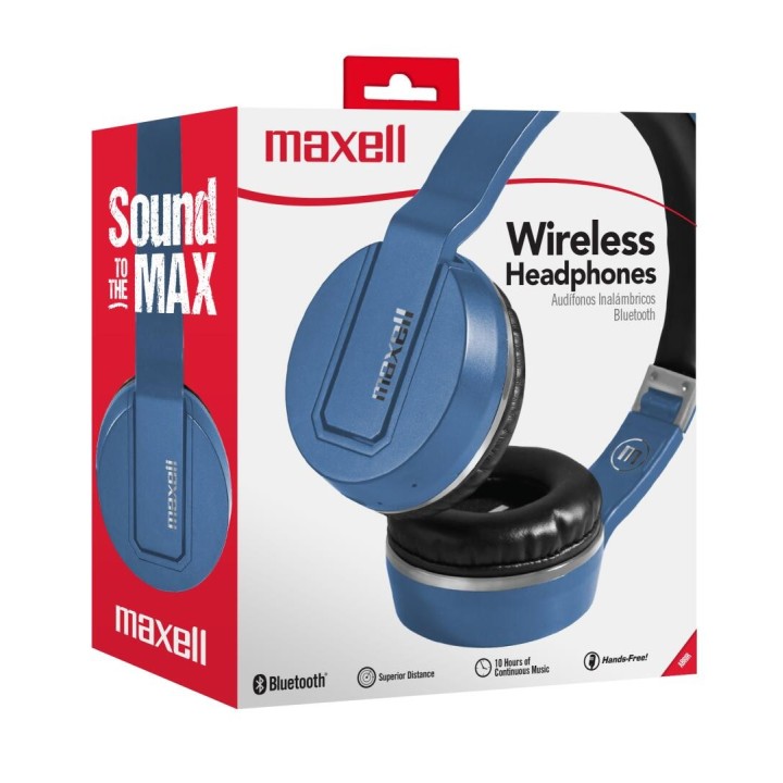MAXELL 347439 AUDIFONO DIADEMA INALAMBRICO AZUL