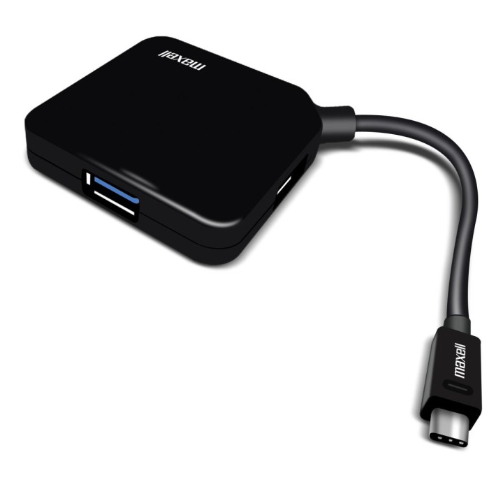 MAXELL 347646 USB CUBO 4 PUERTO ENTRADA TIPO C