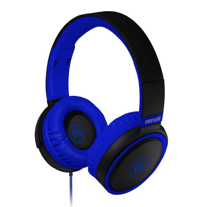 MAXELL 347854 AUDIFONO DIADEMA CON MIC HP-B52 AZUL