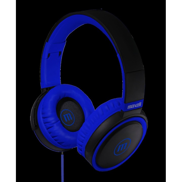 MAXELL 347854 AUDIFONO DIADEMA CON MIC HP-B52 AZUL