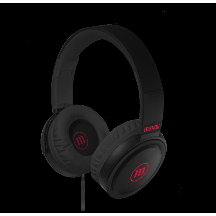 MAXELL 347855 AUDIFONO DIADEMA CON MIC HP-B52 NEGRO
