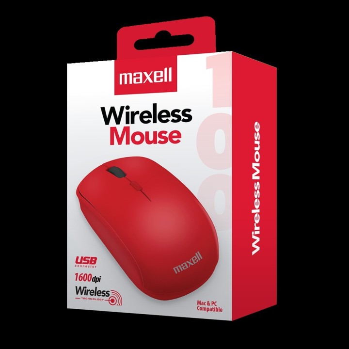 MAXELL 347930 RATON MOWR-100 ROJO