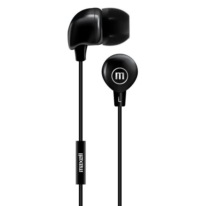 MAXELL 347945 AUDIFONO INTRAUDITIVO CON MIC NEGRO
