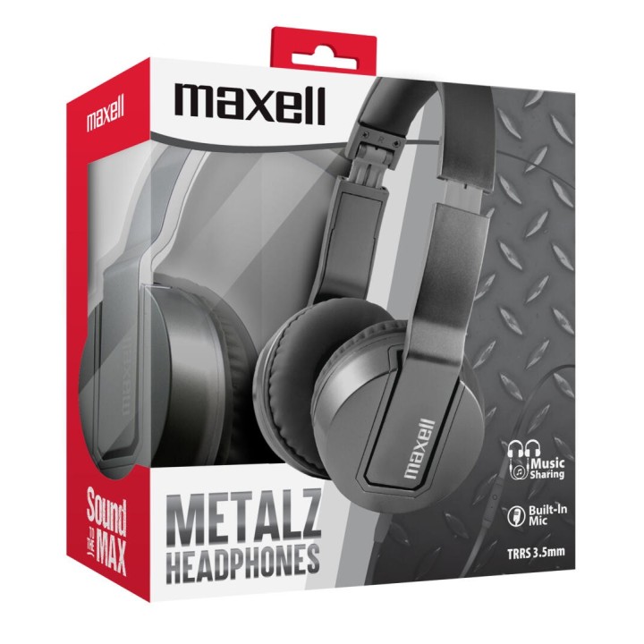 MAXELL 347966 AUDIFONO DIADEMA SOLID2 METALZ
