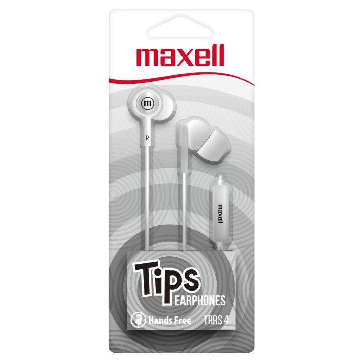 MAXELL 348121 AUDIFONO INTRAUDITIVO IN-TIPS BLANCO