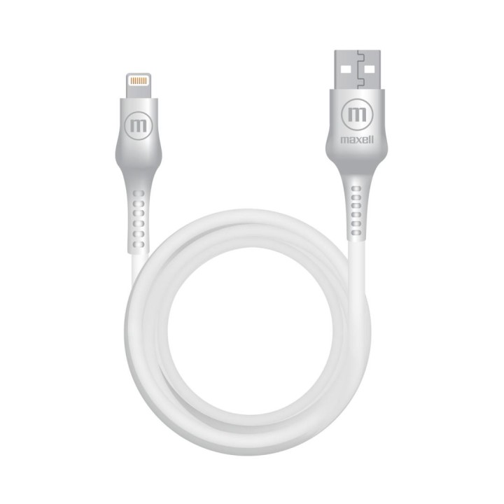 MAXELL 348208 CABLE JELLEEZ DE CARGA USB A LIGHTING BLANCO