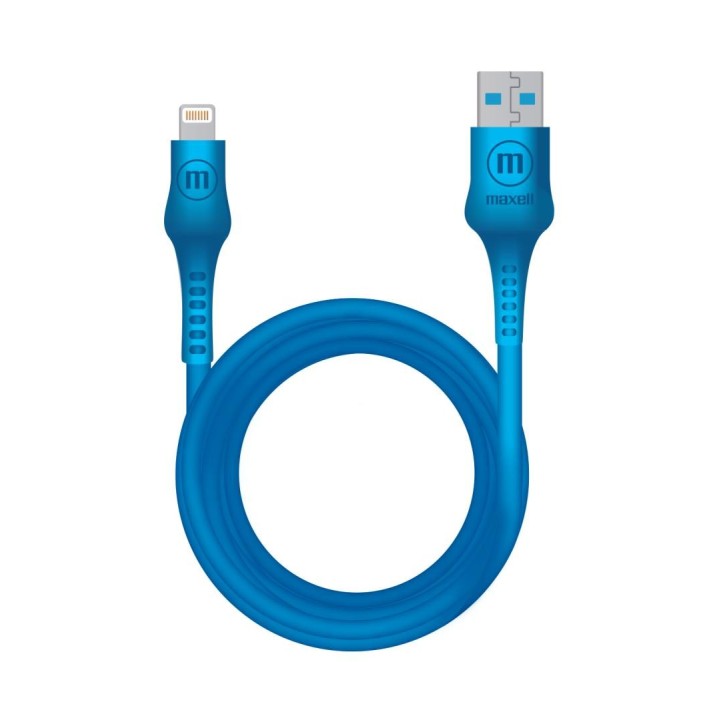MAXELL 348209 CABLE JELLEEZ DE CARGA USB A LIGHTING AZUL
