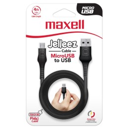 MAXELL 348211 CABLE USB A MICRO USB JELLEEZ NEGRO