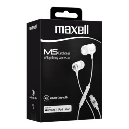 MAXELL 348228 APPL_EAR IN EAR CON CONECTOR LIGHTNING