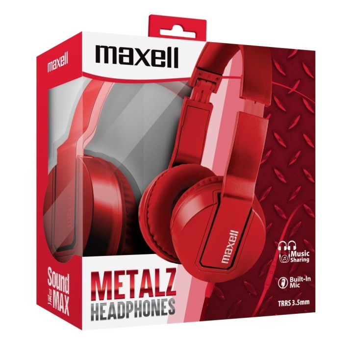 MAXELL 348303 AUDIFONO DIADEMA SOLID2 METALZ